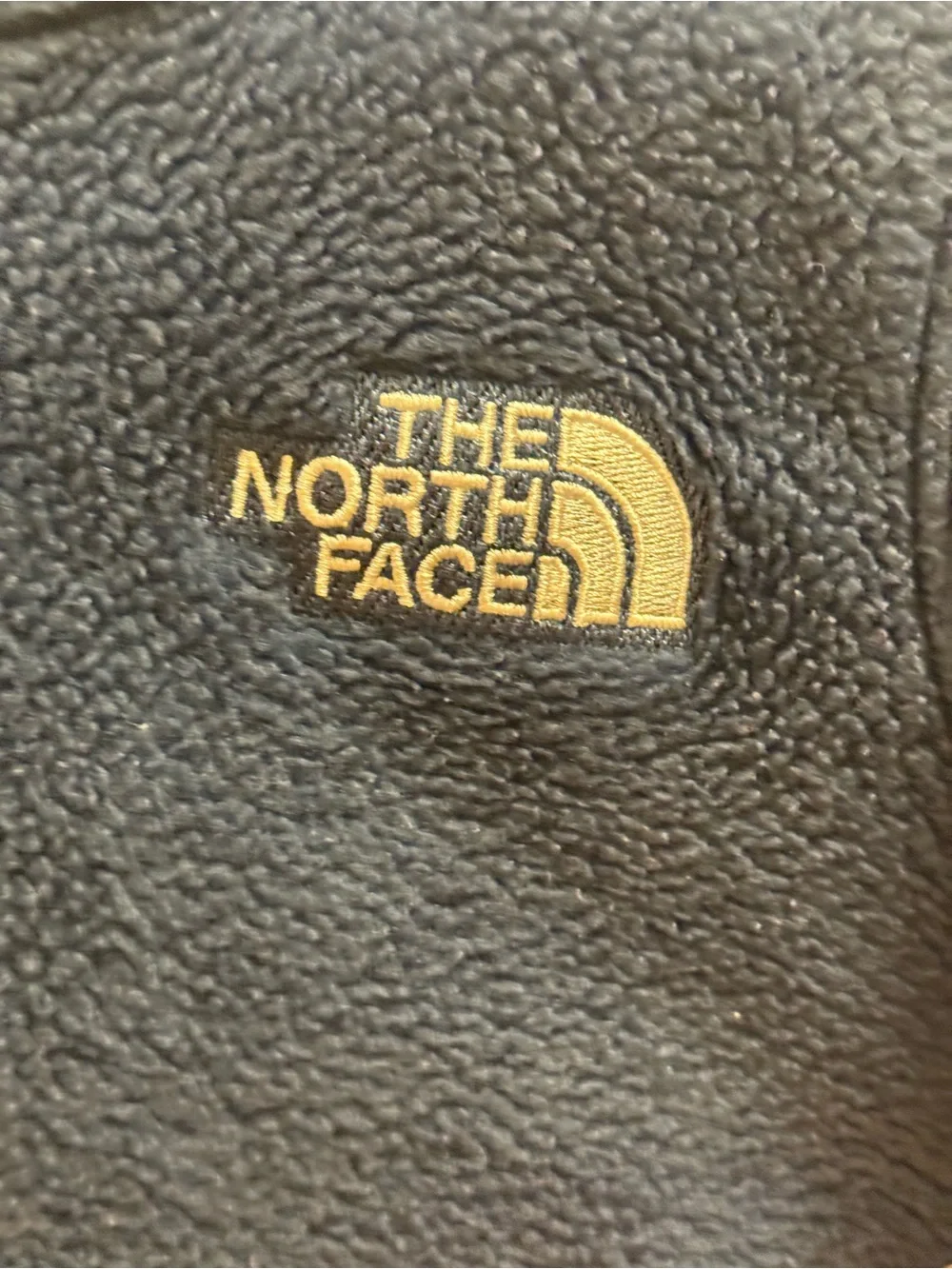 The North Face Navy and Black Hooded Fleece Jacket